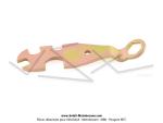 Cl plate mtal pour crous de vlo (5 tailles) - PAVSE France