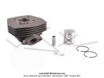 Cylindre / Piston - OverB - 40 - Grandes Ailettes -  Polygonal  - pour Peugeot 103 SP / MVL / SPX / RCX (...)
