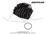 Culasse + Joint de culasse torique - Doppler Open 39 - 50cc - AC - Alu CNC - pour Mobylette Motobcane / MBK 41 / 51 / 881 (AV10)