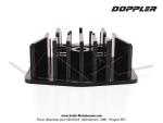 Culasse + Joint de culasse torique - Doppler Open 40 - 50cc - AC - Alu CNC - pour Peugeot 103