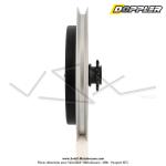 Poulie  embrayage  disque Doppler Open pour Mobylette Motobcane / MBK 40 / 50 / 88 / 51 (...)