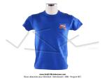 T-shirt Bleu Royal - Logo M Motobcane coeur et dos - Taille XXL