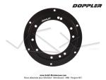 Porte-couronne Doppler Open - Alu - Noir - pour Mobylette Motobcane / MBK 51