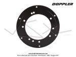 Porte-couronne Doppler Open - Alu - Noir - pour Mobylette Motobcane / MBK 51