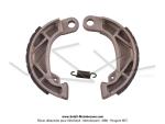 Mchoires de frein  tambour - 118x24 - pour Peugeot XP / Motobcane 50EW