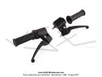 Kit poigne de gaz (acclrateur) + leviers de freins + leviers starter et dcompresseur pour Mobylette Peugeot 103 SP MVl Vogue ancien modle
