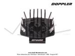 Culasse + Joint de culasse torique - Doppler Open 39 - 50cc - AC - Alu CNC - pour Mobylette Motobcane / MBK 41 / 51 / 881 (AV10)