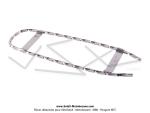Porte-bagage Torsad Chrom pour Peugeot 103 MVL