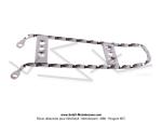 Porte-bagage Torsad Chrom pour Peugeot 103 SP / SPX