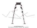 Bquille centrale - Torsade - Chrome - Lg. 285mm - pour Peugeot 103 SP / MVL