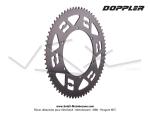 Couronne - Doppler Open - Alu CNC - Noir - 6 trous - 68 dents