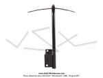 Pont / Support de garde-boue avant Noir pour Peugeot 103 MVL Evo / Vogue ( Version2)