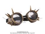 Lunettes de protection Moto  pics couleur Vert ancien