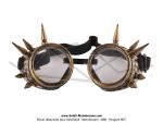 Lunettes de protection Moto  pics couleur Vert ancien