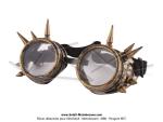 Lunettes de protection Moto  pics couleur Vert ancien
