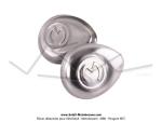 Portires de bote  outils - Aluminium - Ovales - pour Mobylette Motobcane / Motoconfort Mobylette AV75 / AV76 / AV78 / AV79