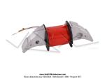 Bobine d'allumage interne Basse Tension rouge (Induit d'excitation) pour Mobylette Motobcane Motoconfort MBK 40 / 50 / 51 / 88 (...) (AV7 / AV10)