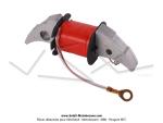 Bobine d'allumage interne Basse Tension rouge (Induit d'excitation) pour Mobylette Motobcane Motoconfort MBK 40 / 50 / 51 / 88 (...) (AV7 / AV10)