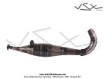 Corps de pot d'chappement type  NINJA  - G2 Open - pour Mobylette Motobcane / MBK 51 / 88 (AV7 / AV10) (Article non homologu - Interdit sur voie publique - Rserv  la comptition sur terrain priv)