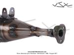 Corps de pot d'chappement type  NINJA  - G2 Open - pour Mobylette Motobcane / MBK 51 / 88 (AV7 / AV10) (Article non homologu - Interdit sur voie publique - Rserv  la comptition sur terrain priv)