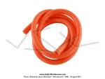 Durite essence - PVC - Orange Opaque - 4 x 7.5 - PAVSE France (le mtre)