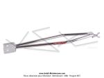 Barre de renfort double Racing chrome EBR pour Peugeot 103 SP / MVL / Vogue