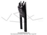 Carnage (Capotage - Cache) infrieur de fourche noir pour Peugeot Fox