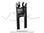 Carnage (Capotage - Cache) infrieur de fourche noir pour Peugeot Fox