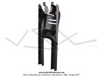 Carnage (Capotage - Cache) infrieur de fourche noir pour Peugeot Fox