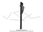 Carnage (Capotage - Cache) infrieur de fourche noir pour Peugeot Fox