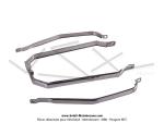 Enjoliveur de porte-bagage / Support de sacoches - Chrom - pour Mobylette Motobcane / Motoconfort / MBK 50 / 51