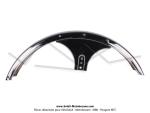 Garde-boue avant en acier chrom pour Peugeot 103 SP (flancs visss)