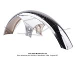 Garde-boue avant en acier chrom pour Peugeot 103 SP (flancs visss)