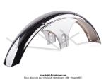 Garde-boue avant en acier chrom pour Peugeot 103 SP (flancs visss)