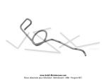 Ressort de rappel de frein arrire type Grimca pour Peugeot 103