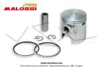 Piston complet Malossi - 45.5mm - 70cc - Lettre B - axe de 13mm -  2 segments chroms pour kits Malossi pour Mobylettes Motobcane / MBK 51 (AV10)