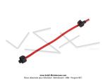 Fil bougie Haute Tension - Lg.18cm - Rouge - pour Mobylette Motobcane Motoconfort MBK 40 / 50 / 85 / 88 / 89 (AV7)...