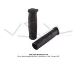 Poignes de guidon -  307  - Noires - Ergonomiques - 24mm - pour dbroussailleuses / brouette (la paire)