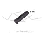 Poignes de guidon -  307  - Noires - Ergonomiques - 24 - pour vlos VTT adulte (x100 pcs)