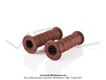 Poignes de guidon  306  PVC - Marron - 22/24 - PAVSE FRANCE (la paire)