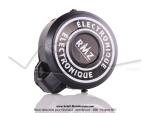 Capot volant-magntique (Cache) - Noir - avec autocollant RMZ - pour Peugeot 103 Electronique