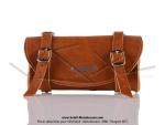 Trousse  outils (sacoche) de selle Simili Cuir Vintage marron miel pour Mobylette Motobcane Motoconfort MBK Peugeot