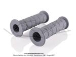 Poignes de guidon  306  PVC - Grises - 22/24 - PAVSE FRANCE (la paire)