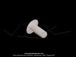 Vis plastique - M5 x Lg.12 - de fixation de visire pour Mobylette MBK 51 CF 1985/1987 (x1 pc)