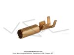 Cosse cylindrique femelle 4 / fil 1.00  2.50mm2 (x1 pc)