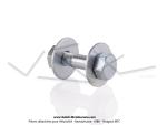 Axe fixation infrieur amortisseur 8x35 pour MBK Motobecane