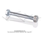 Axe (boulon) de fixation suprieur moteur 8x72 pour MBK Motobecane