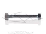 Axe (boulon) de fixation suprieur moteur 8x72 pour MBK Motobecane