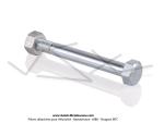 Axe (boulon) de fixation suprieur moteur 8x72 pour MBK Motobecane