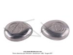 Paire de couvercles alu de boite  outils pour Motobecane AV76 79